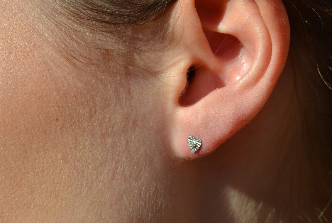 Material Good | Suzanne Kalan | Mini Diamond Spiral Earrings